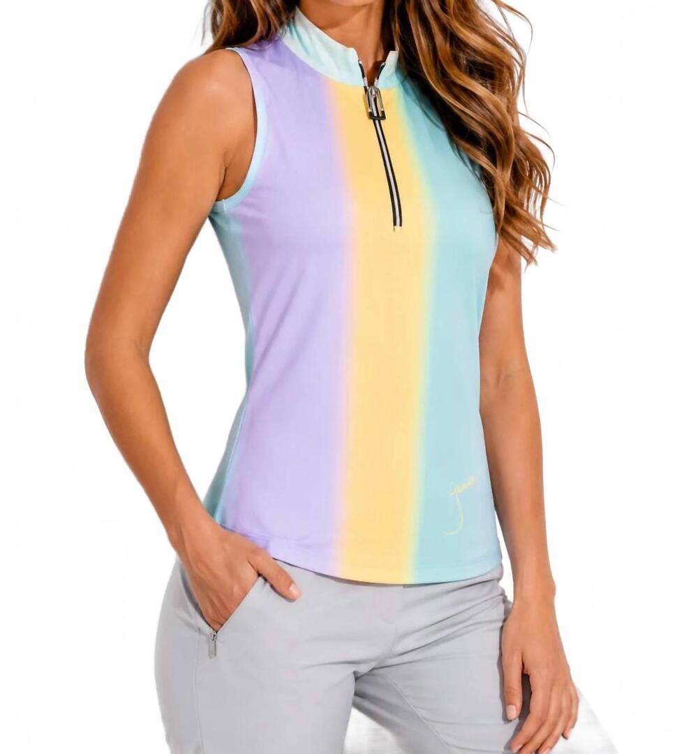 NEW JAMIE SADOCK stratus sleeveless shirt in oasis